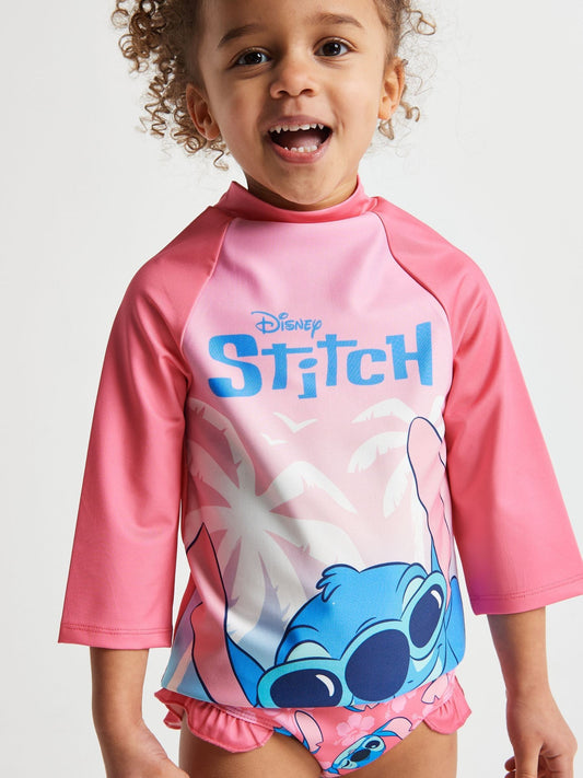 Dsiney Kidz - Brand Threads Pink Lilo & Stitch Stitch Swim Set image 2