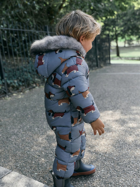 Dsiney Kidz - Dog Print Padded Snowsuit (3mths-7yrs) image 2