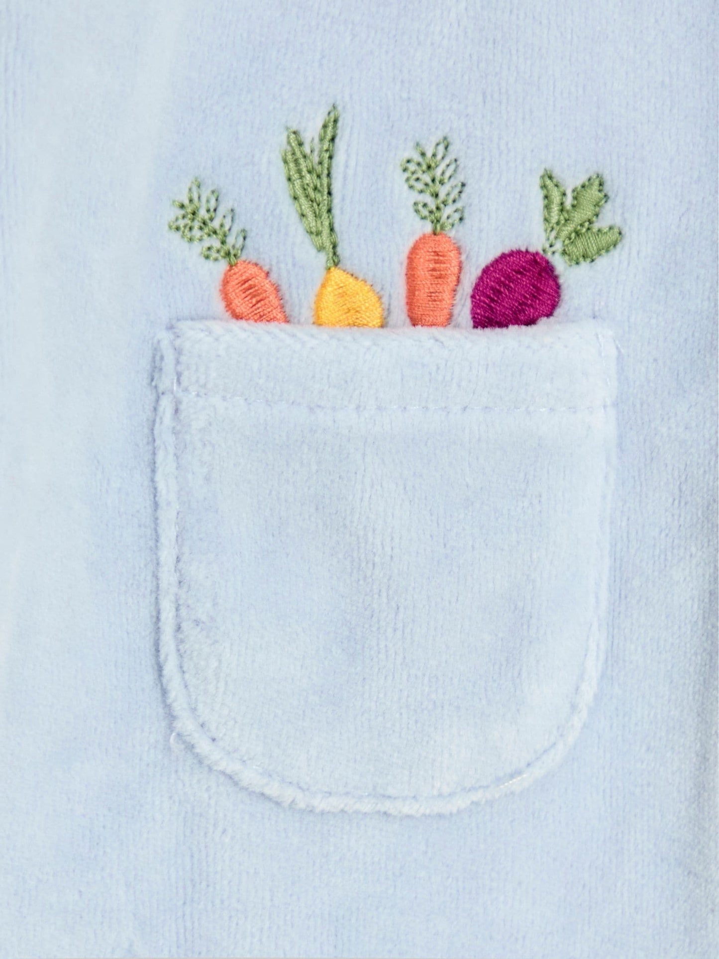 JoJo Maman Bébé Blue Peter Rabbit Velour Footed All-In-One image 6