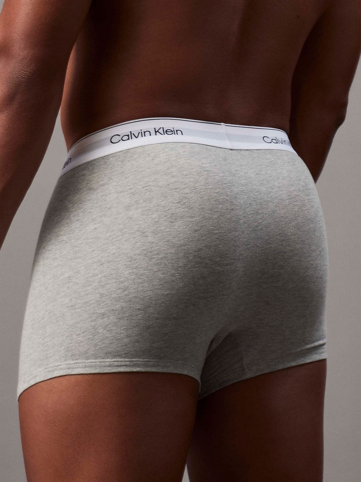 Dsiney Kidz - Calvin Klein Black/White/Grey Icon Cotton Stretch Boxer Trunks 3 Pack image 5