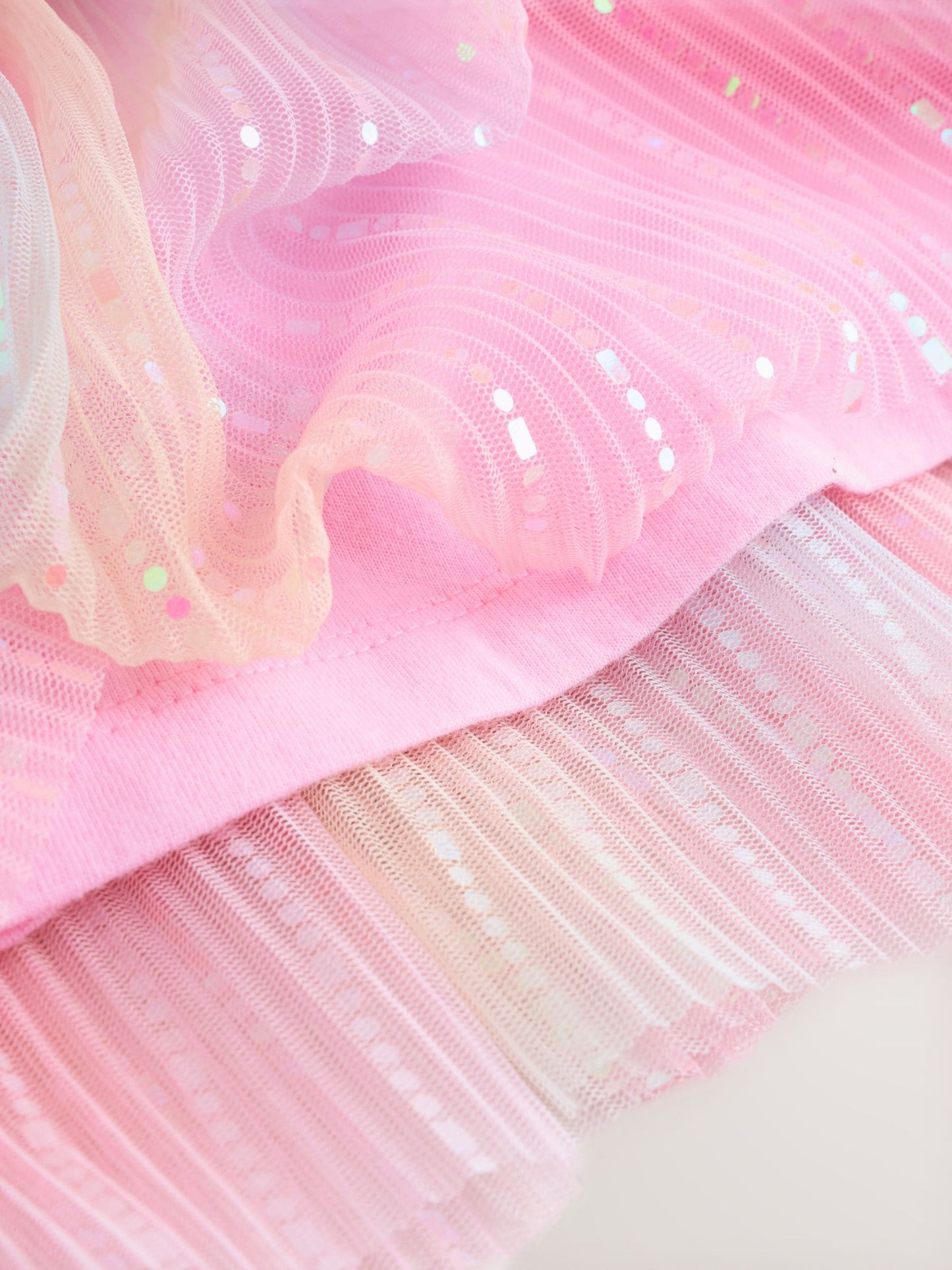 Pink Sparkle Mesh Party Dress (3-16yrs)