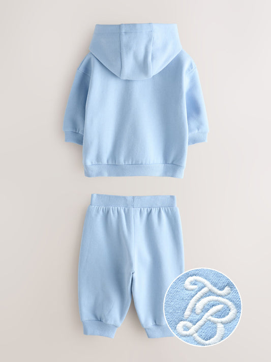 Baker By Ted Baker Blue Hoodie and Joggers 2 Piece Set image 3