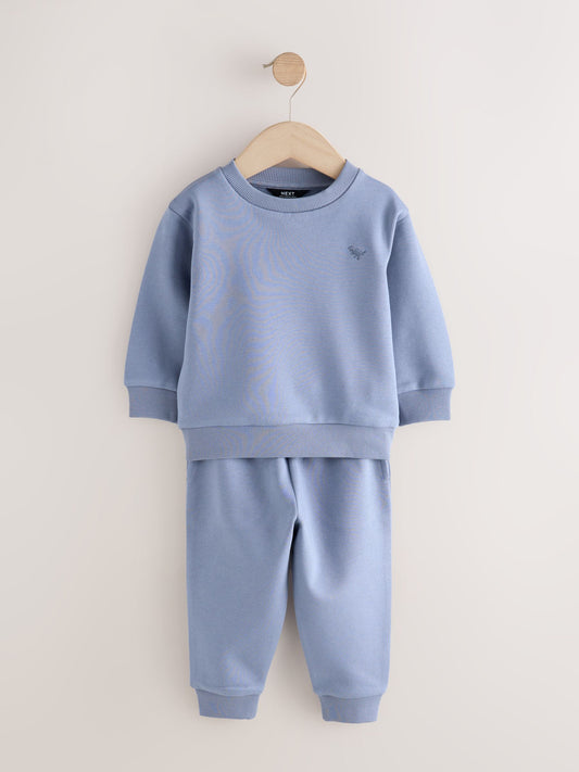 Blue Sweatshirts and Joggers Set 3 Pack (3mths-7yrs) image 2