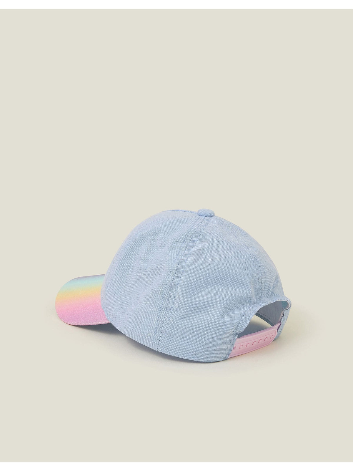 Angels By Accessorize Blue Girls Shake Glitter 100% Cotton Cap image 2