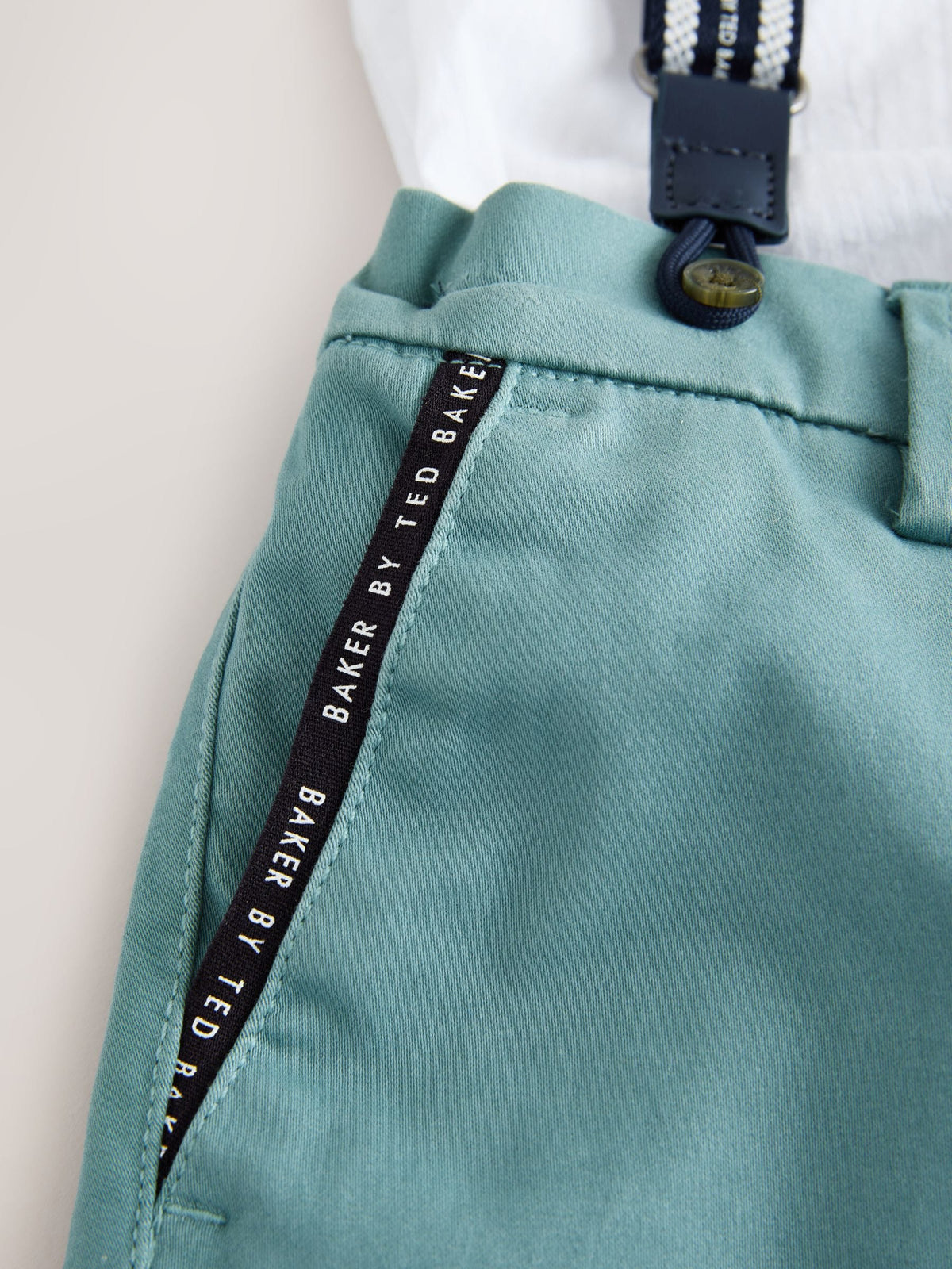 Baker by Ted Baker 3 Piece Shirt, Shorts and Braces Set - image 13