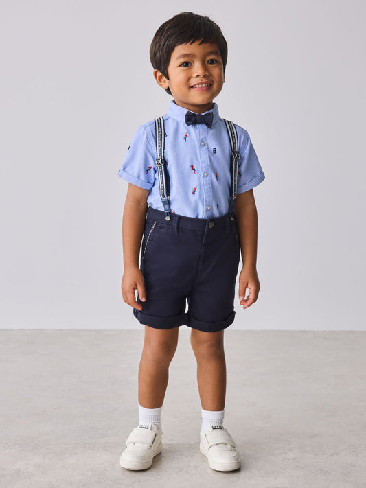 Baker by Ted Baker 3 Piece Shirt, Shorts and Braces Set image 2