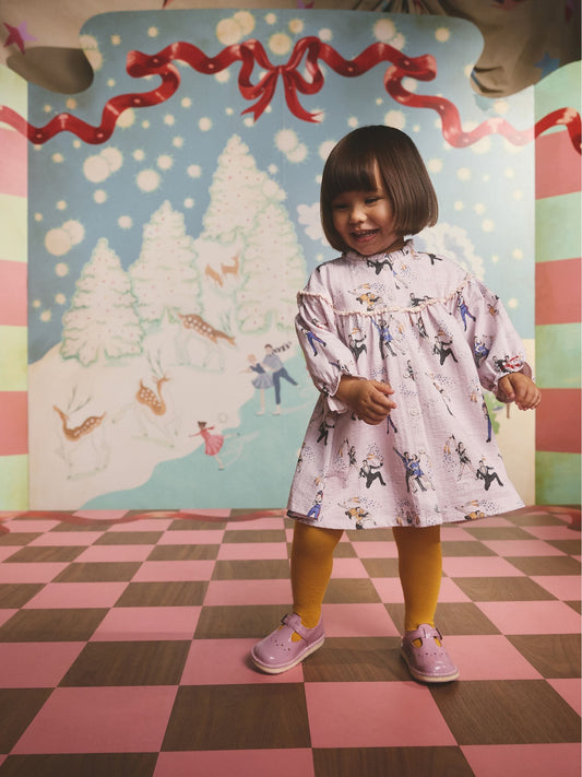 Pink Cath Kidston Christmas Sweat Dress (3mths-7yrs) image 2