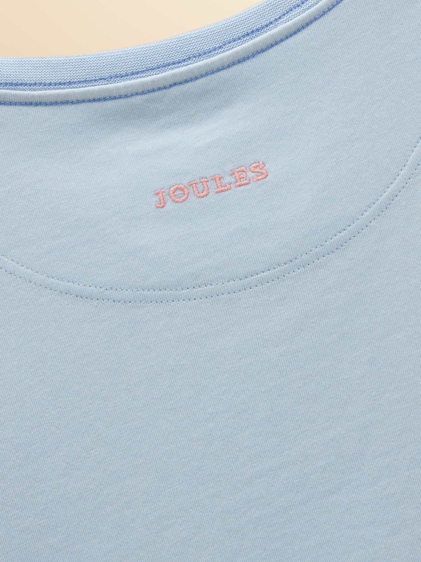 Joules Girls' Astra Blue Dogs Applique Cotton T-Shirt image 6