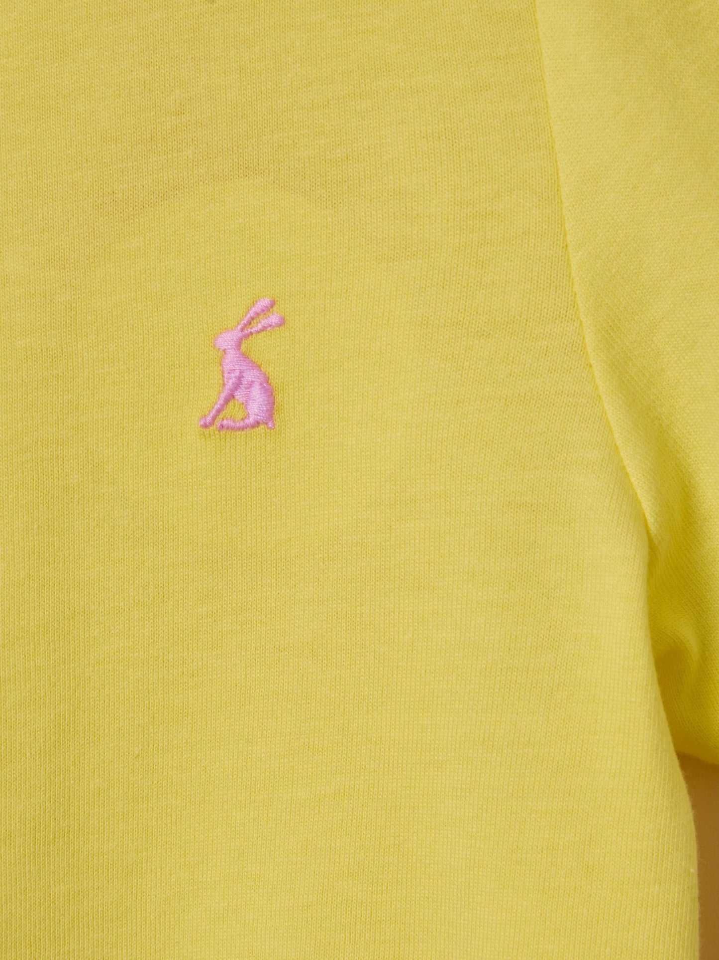Joules Girls' Let's Go Yellow Cotton Short Sleeve T-Shirt image 5
