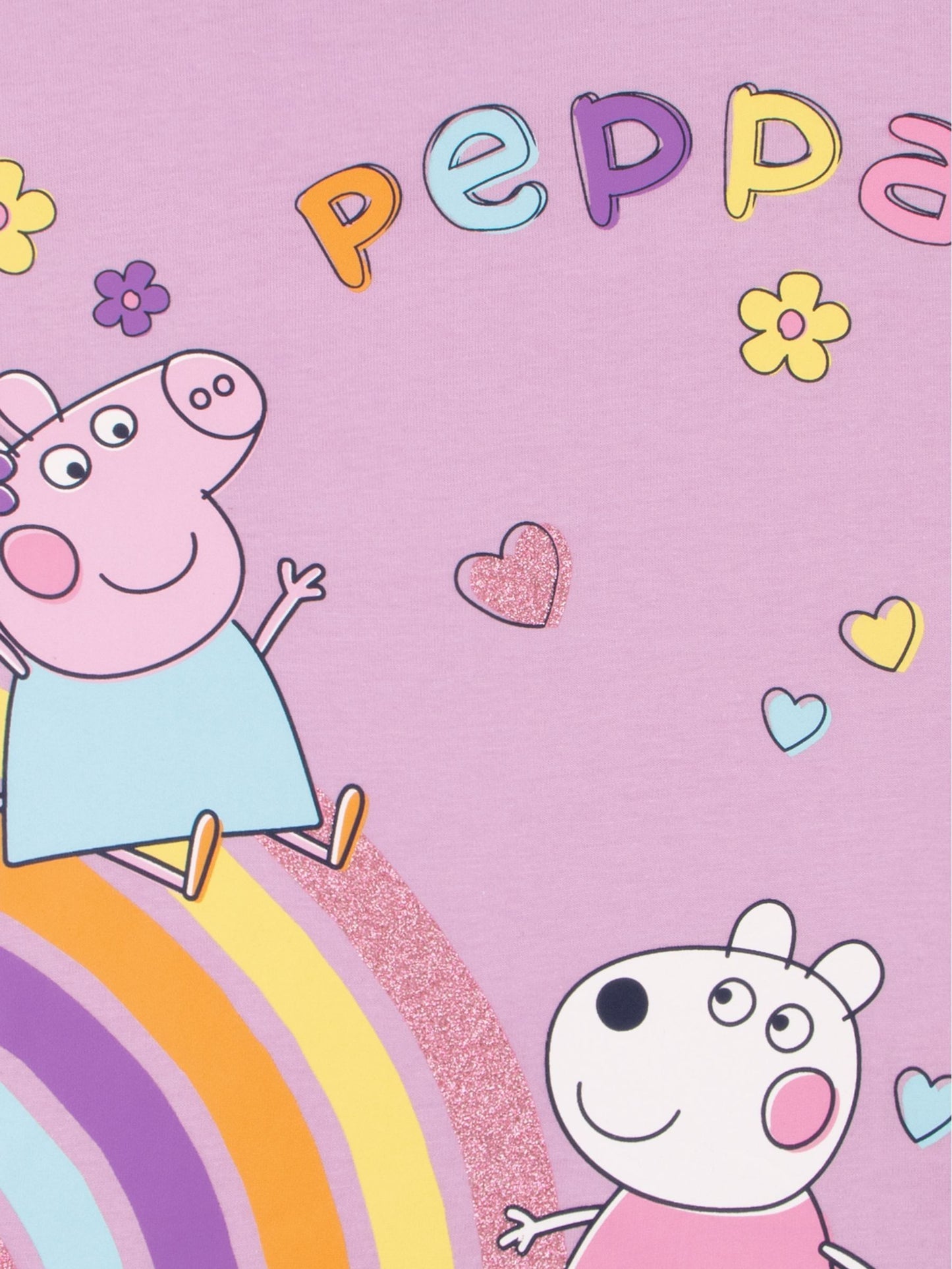 Dsiney Kidz - Character Purple Peppa Pig 100% Cotton T-Shirt image 7
