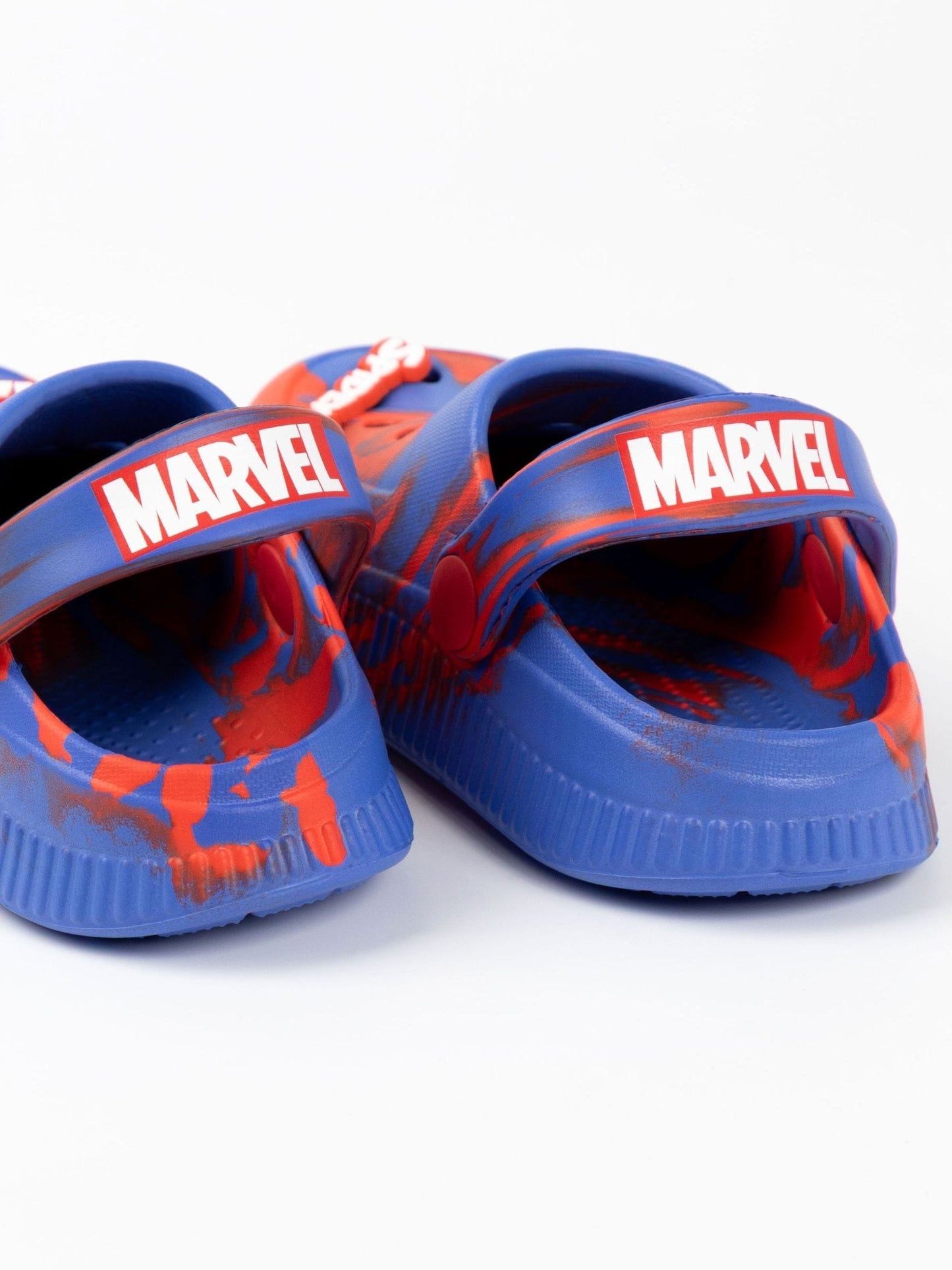 Vanilla Underground Navy Blue Boys Spider-Man Clogs image 6