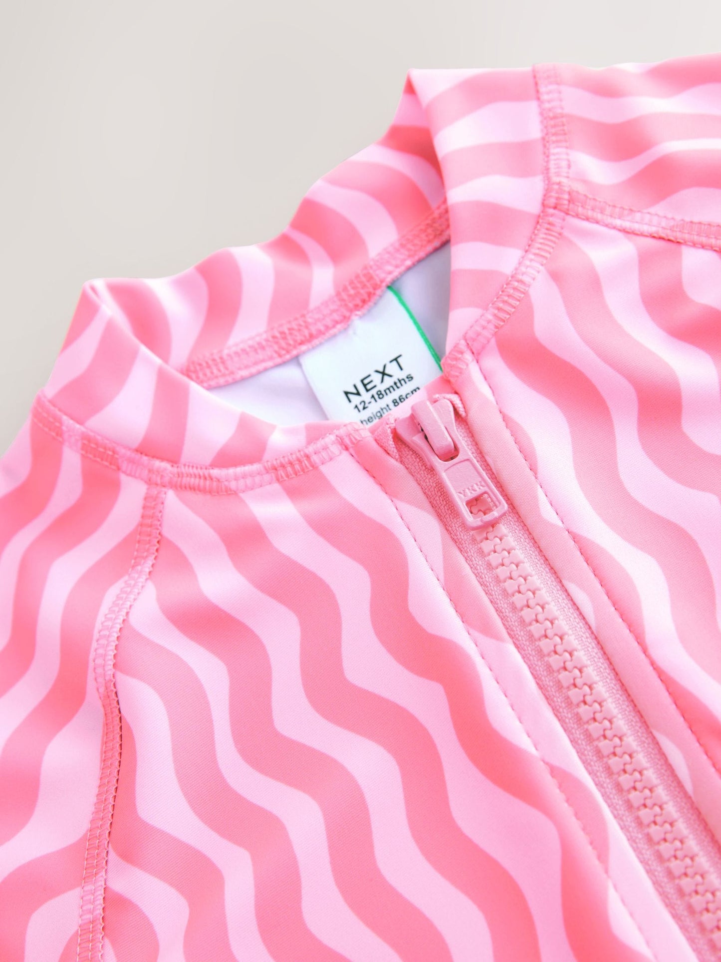 Pink Cherry Wave Sunsafe Swimsuit (3mths-10yrs) image 7