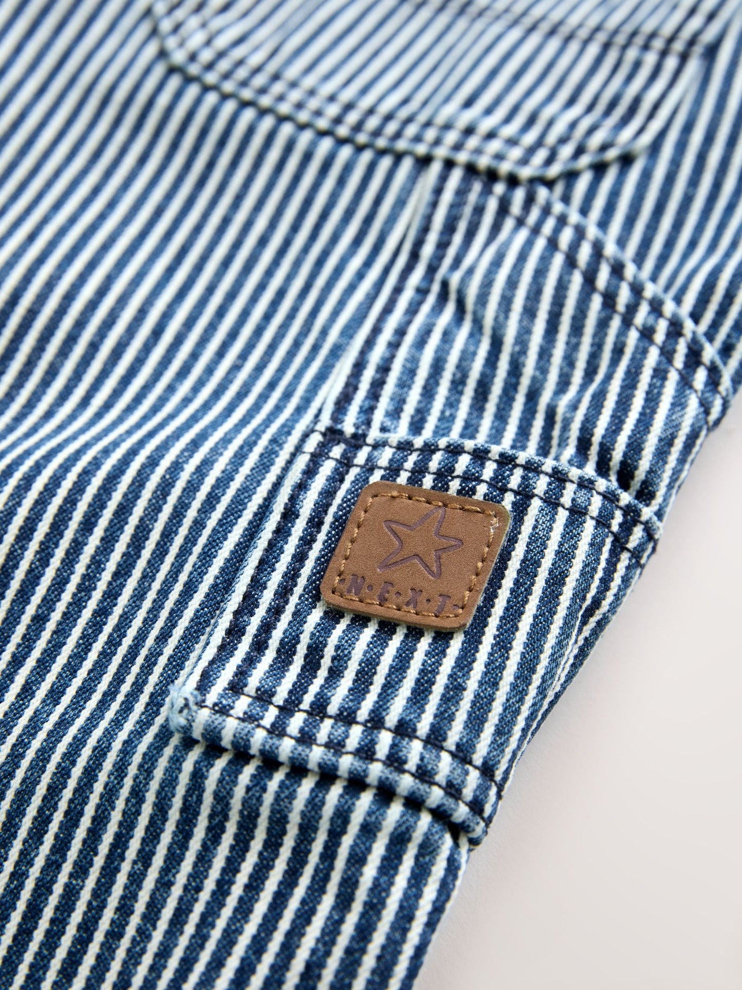 Ticking Stripe Dungarees (3mths-7yrs)