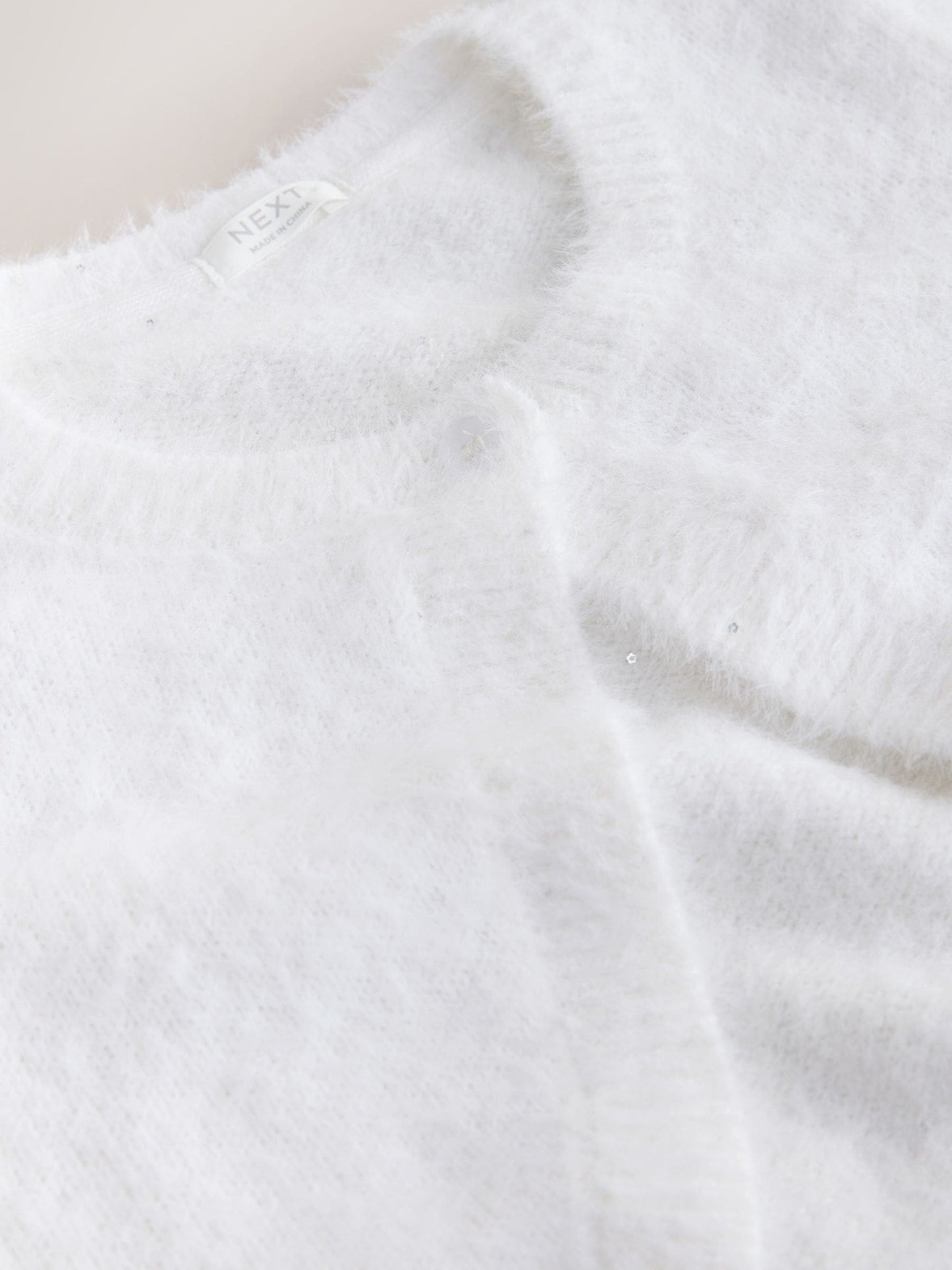 Dsiney Kidz - White Occasion Bridesmaid Knitted Fluffy Cardigan Shrug (12mths-16yrs) image 7