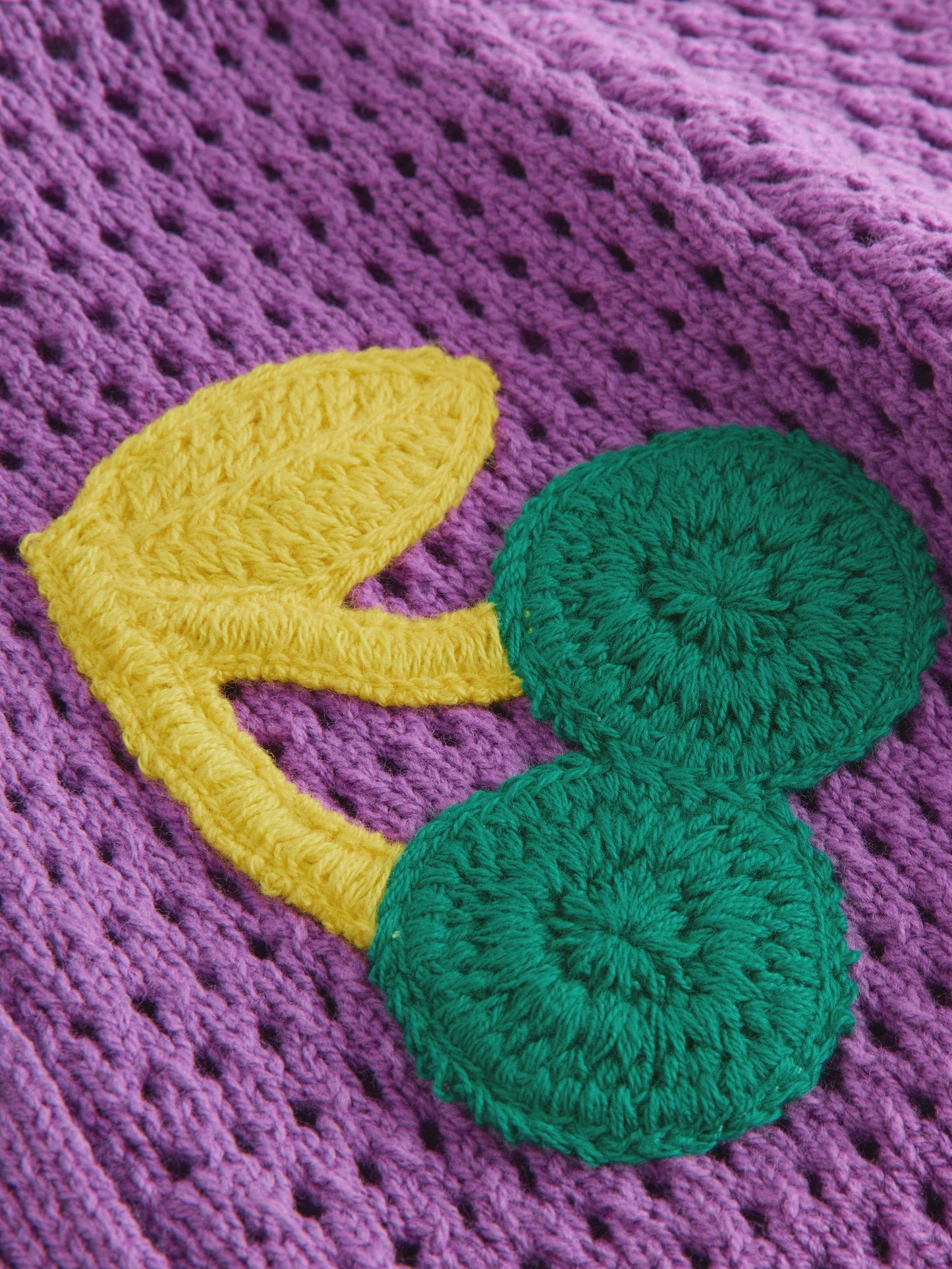 Dsiney Kidz - Purple Cherry Crochet Cardigan (3mths-7yrs) image 10