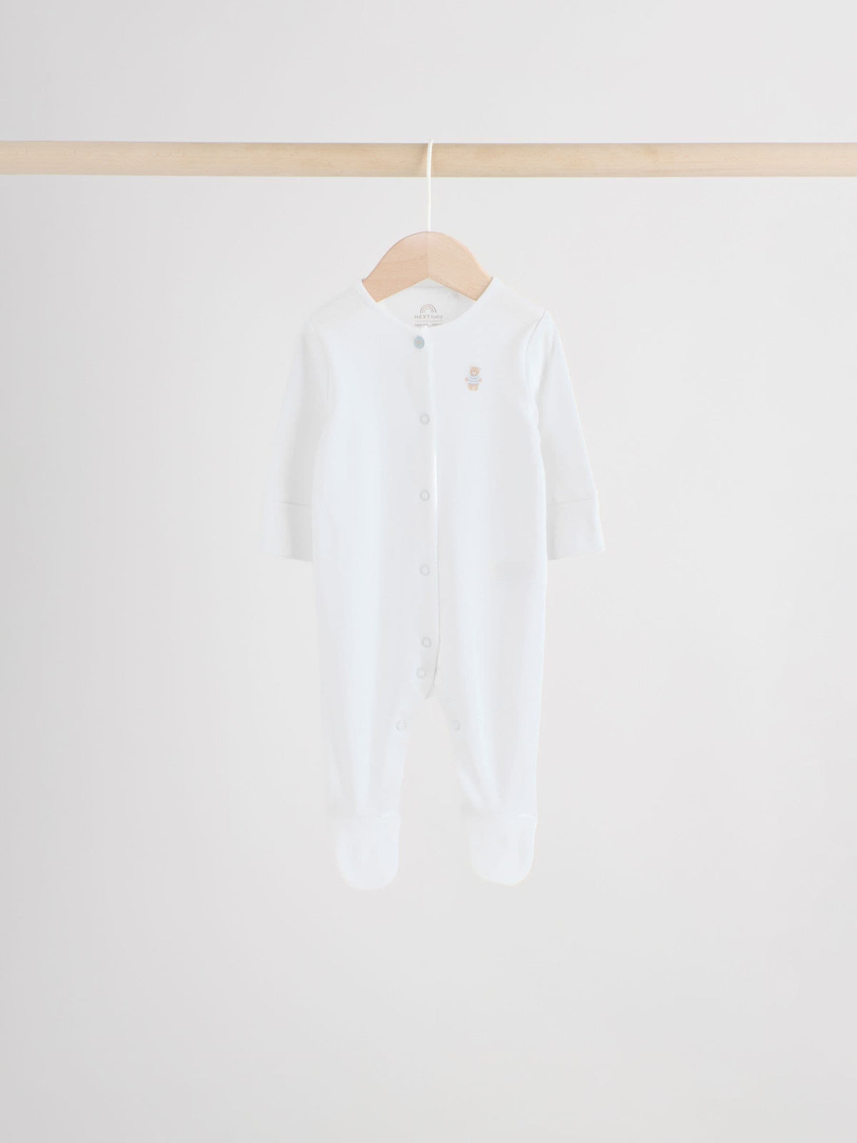 Blue 7 Pack Baby Bear Sleepsuit (0-2yrs) image 9