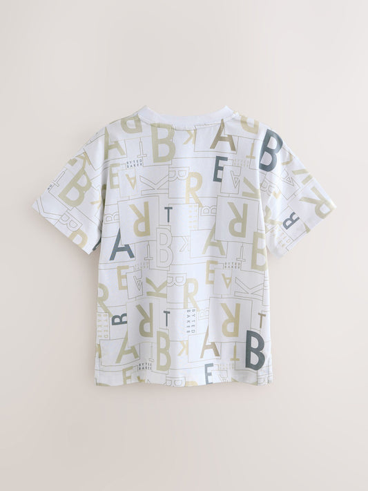 Dsiney Kidz - Baker By Ted Baker Letter Print T-Shirt image 2