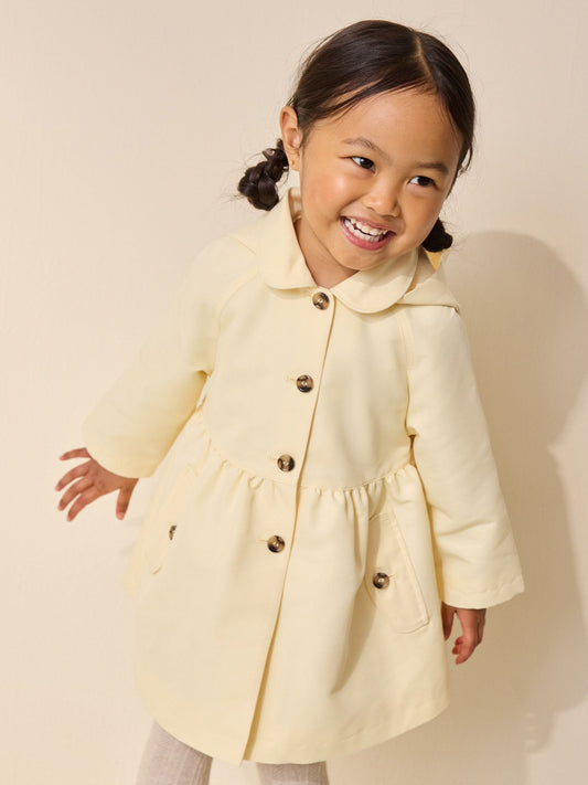 Lemon Yellow Shower Resistant Skirted Coat (3mths-7yrs) - image 2