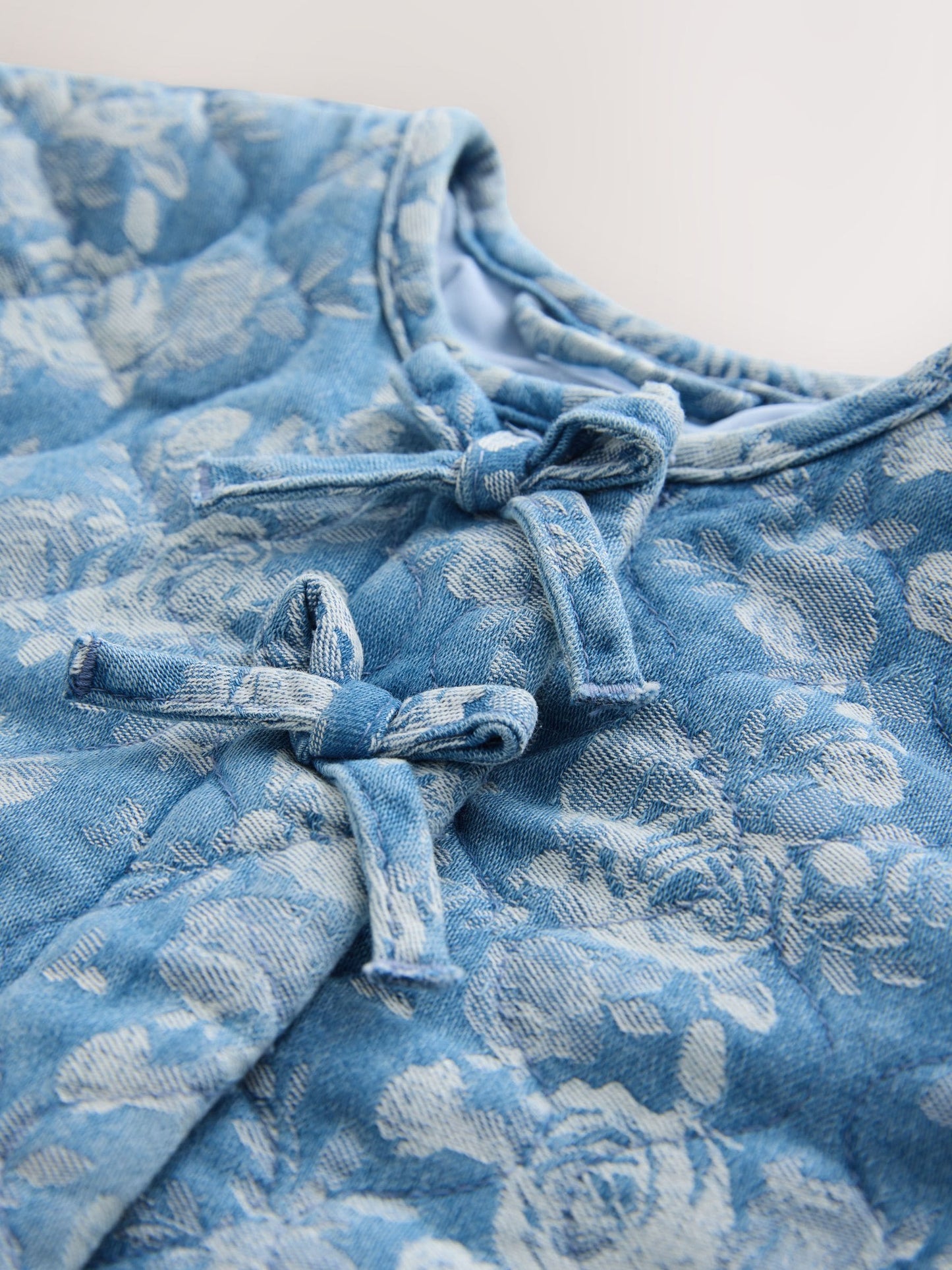 Dsiney Kidz - Blue Denim Jacquard Quilted Jacket (3mths-7yrs) image 8