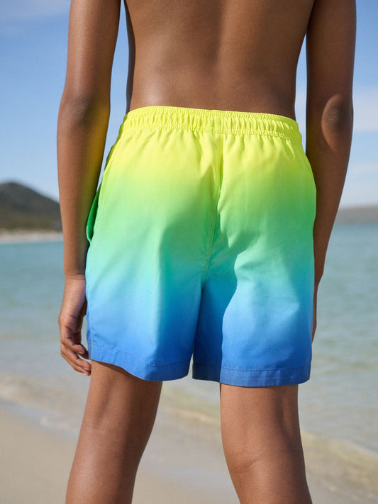 Yellow/Blue Ombre Swim Shorts (3-16yrs) image 2