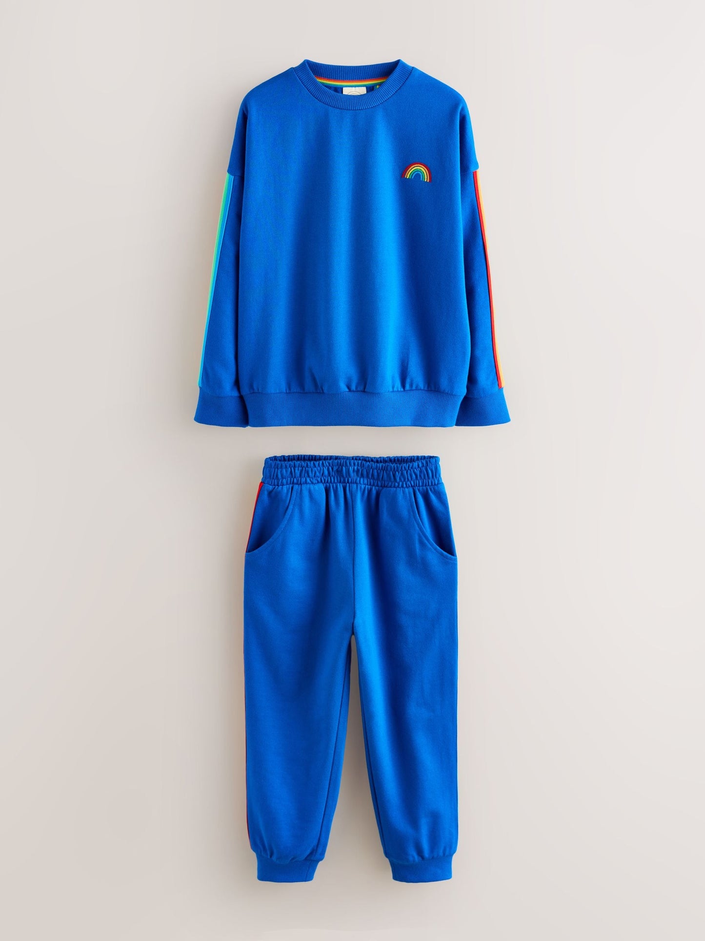 Little Bird by Jools Oliver Bright Blue Sweatshirt and Joggers Set image 7