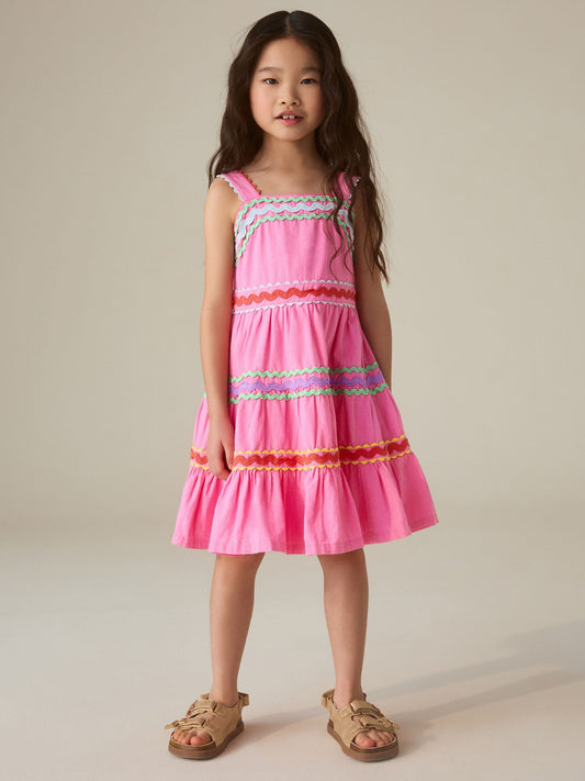 Dsiney Kidz - Little Bird by Jools Oliver Pink Woven Summer Dress image 2