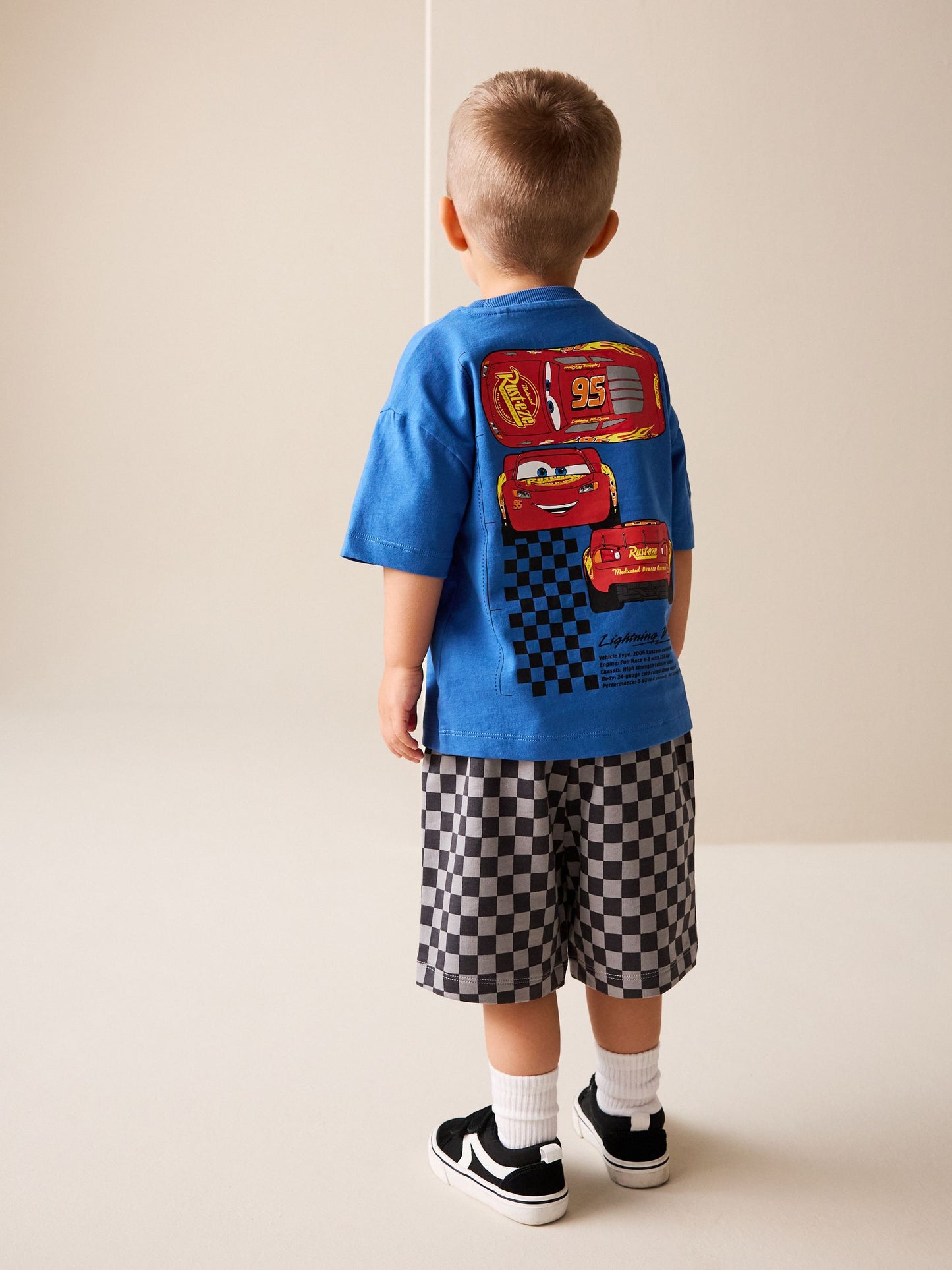 Blue Disney Cars T-Shirt and Shorts Set (9mths-8yrs) image 4