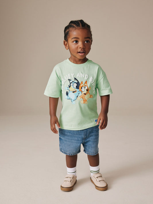 Mint Green Bluey Short Sleeve T-Shirt (12mths-7yrs) image 2