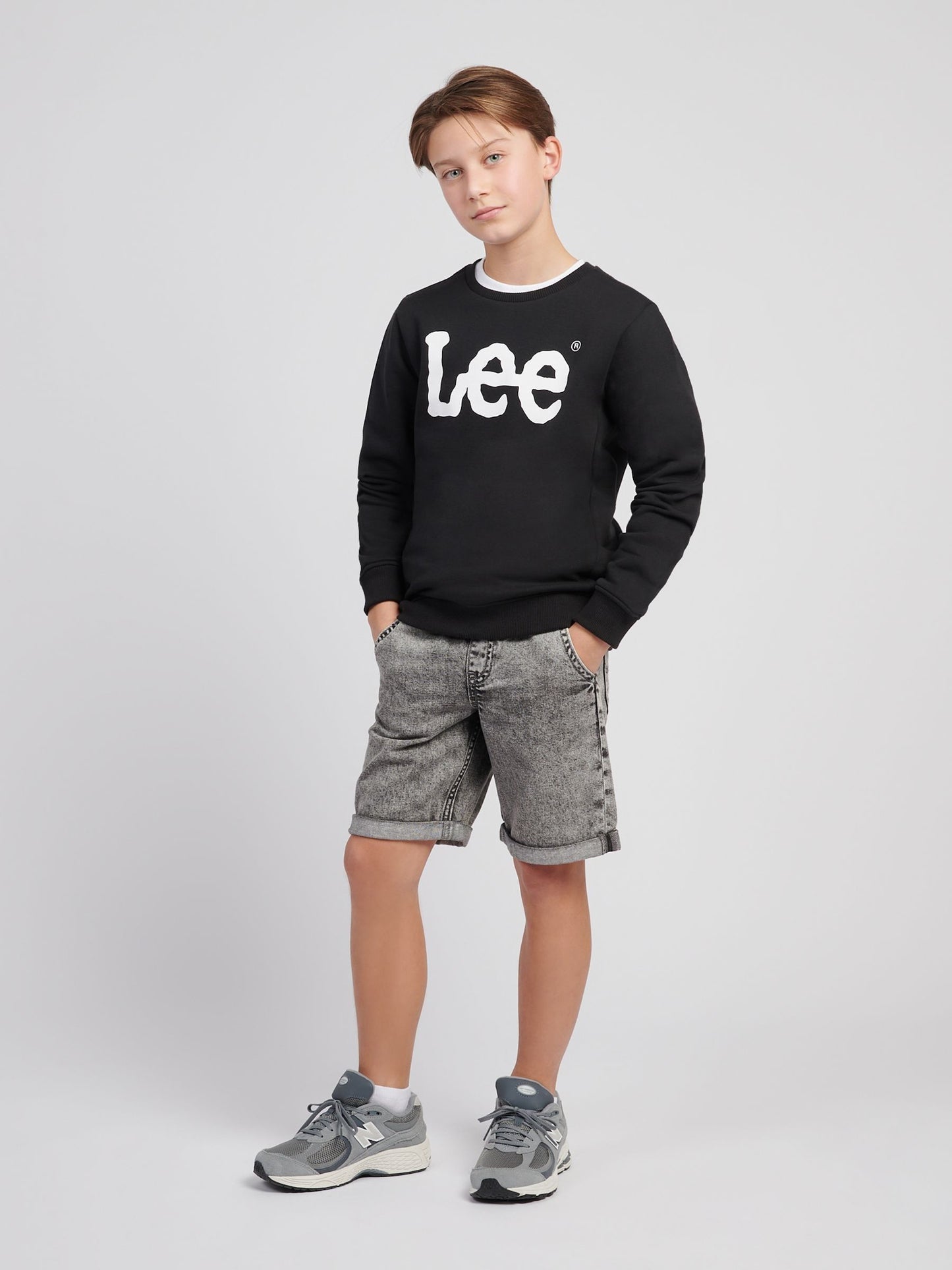 Dsiney Kidz - Lee Grey Boys Elasticated Denim 100% Cotton Shorts image 5