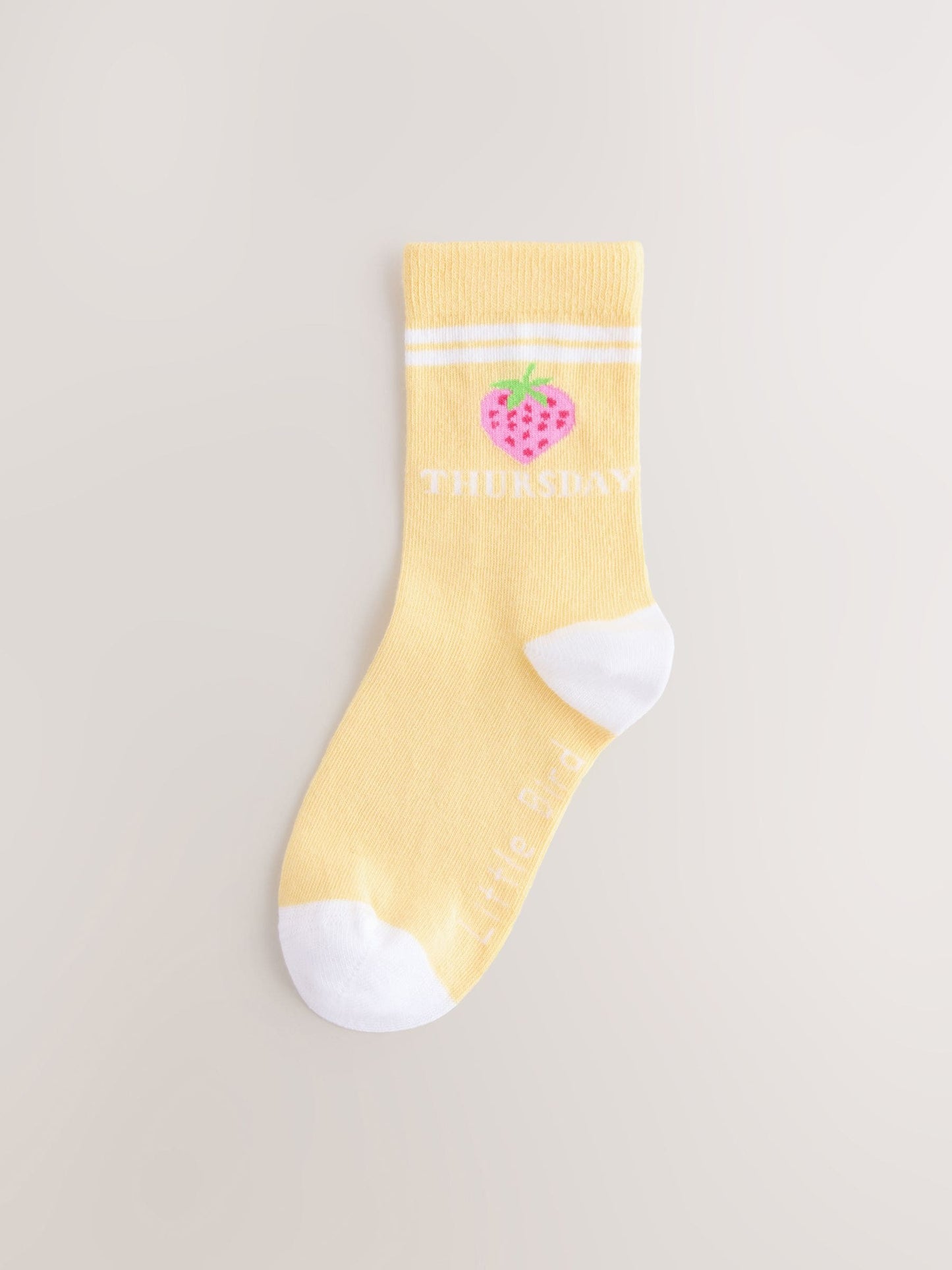 Little Bird by Jools Oliver Multi Pastel Rainbow Days Of The Week Socks 7 Pack image 5