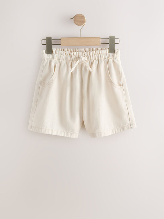 Dsiney Kidz - Blue/ White Stripe & Ecru Denim Shorts 2 Pack (3-16yrs) image 2