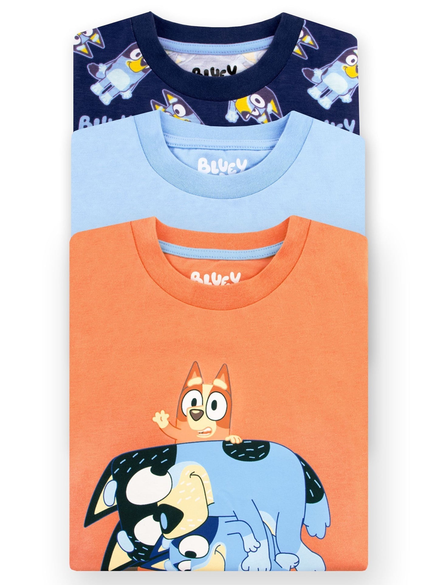 Dsiney Kidz - Character Blue Short Sleeve 100% Cotton T-Shirts 3 Pack image 6