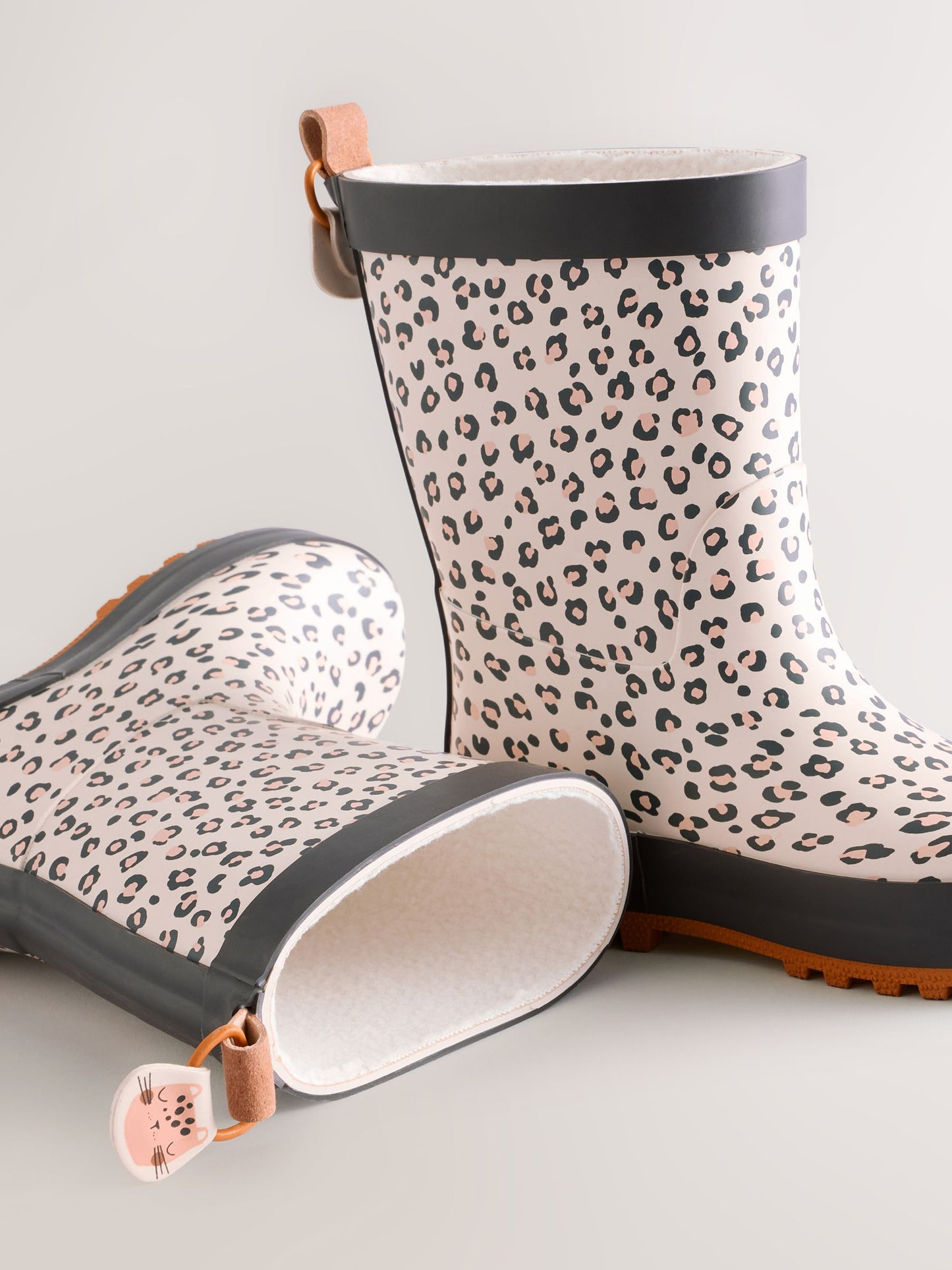 Neutral Leopard Wellies image 5