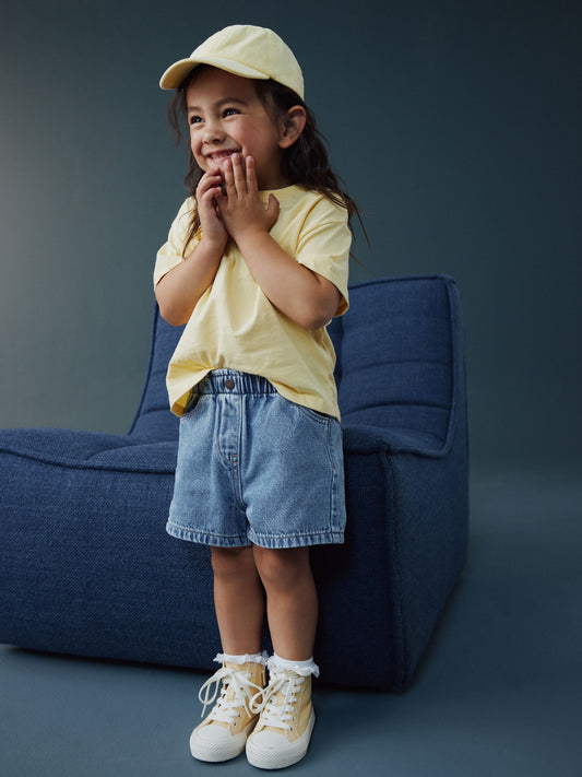 Dsiney Kidz - Mid Blue Pull On Denim Shorts (3mths-10yrs) image 2
