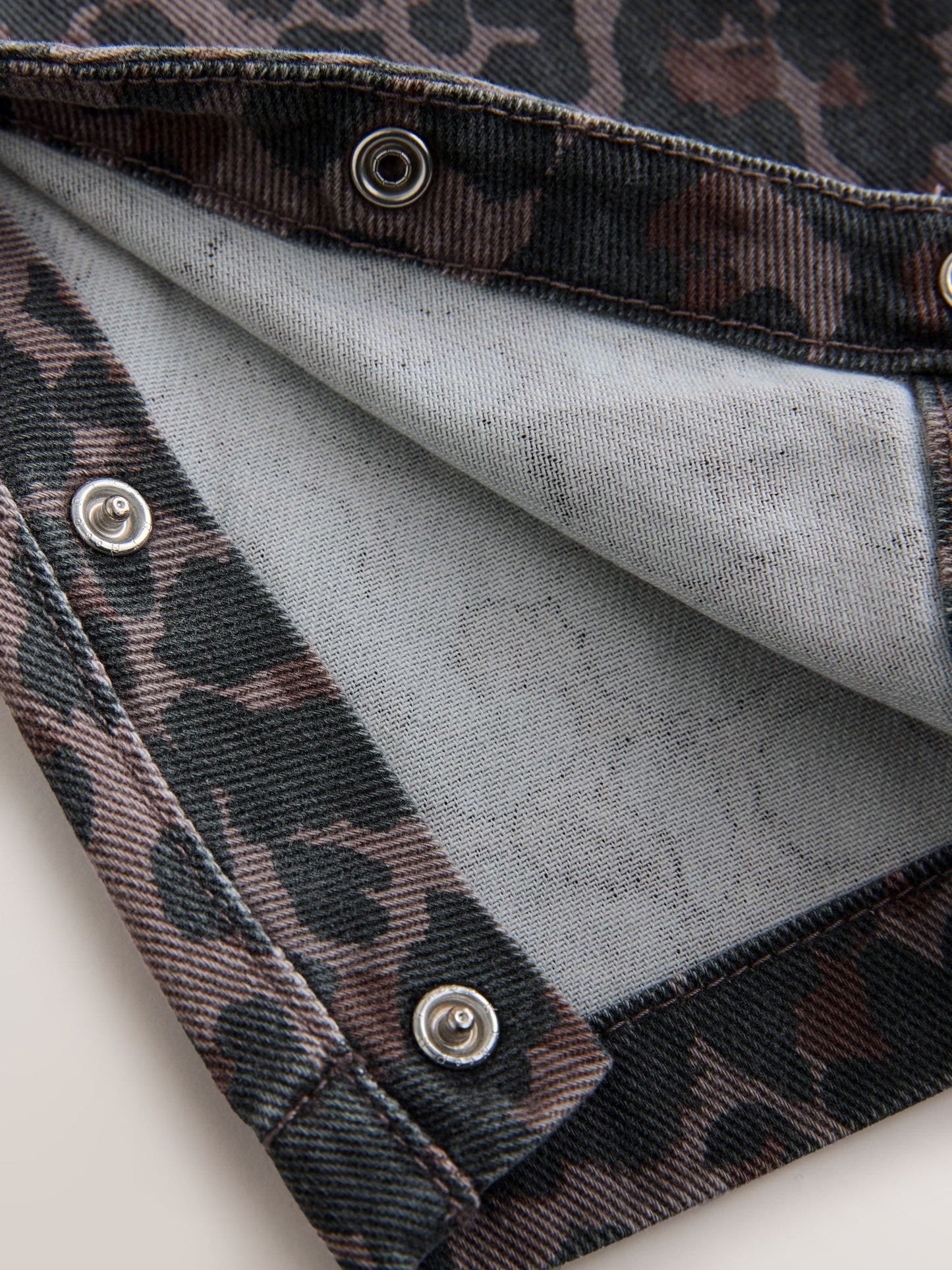 Animal Print Denim Dungarees (3mths-7yrs) image 7