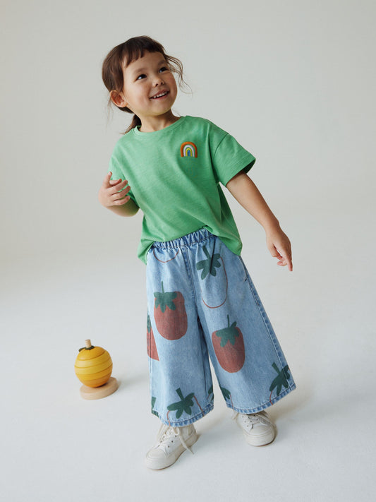 Dsiney Kidz - Mid Blue Tomato Printed Jeans (3mths-7yrs) image 2