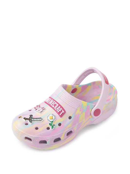 Vanilla Underground Purple Girls Minecraft Clogs image 2