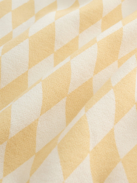 Yellow Harlequin Baby Sweat Romper (0mths-3yrs) image 3