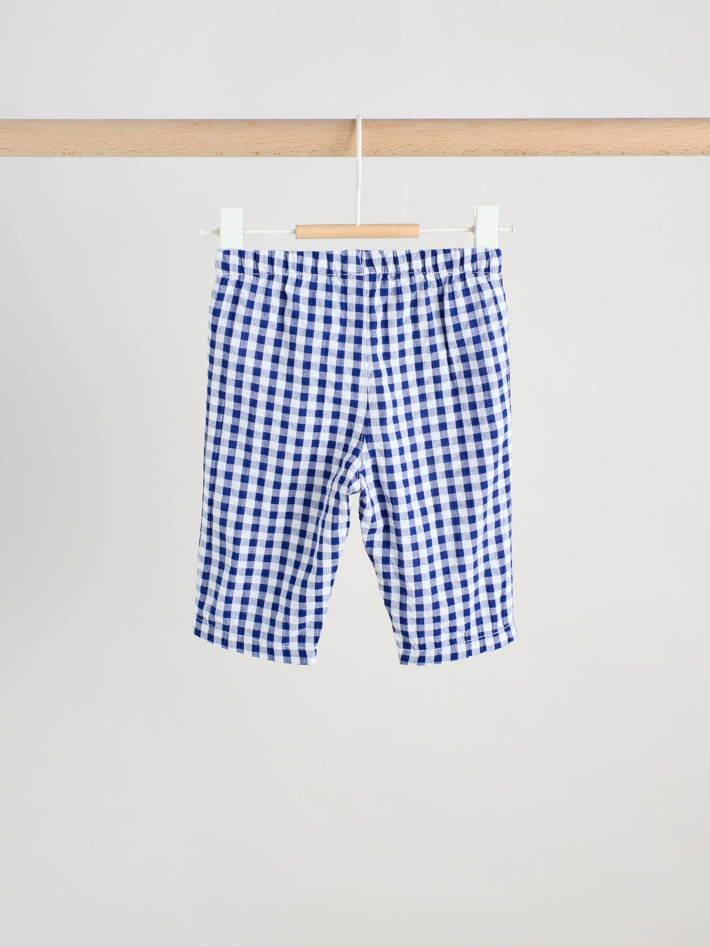 Blue Check Hello Fun Sweatshirt and Trousers Baby Set (0mths-2yrs) image 7