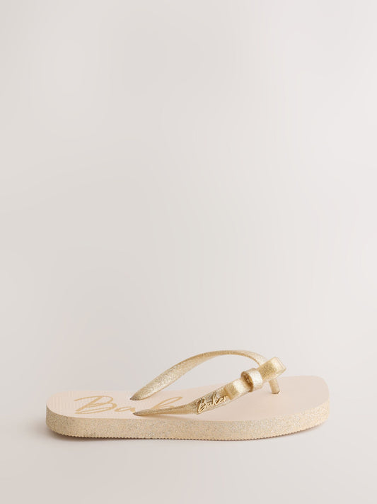 Baker by Ted Baker Bow Square Toe Flip Flops image 2