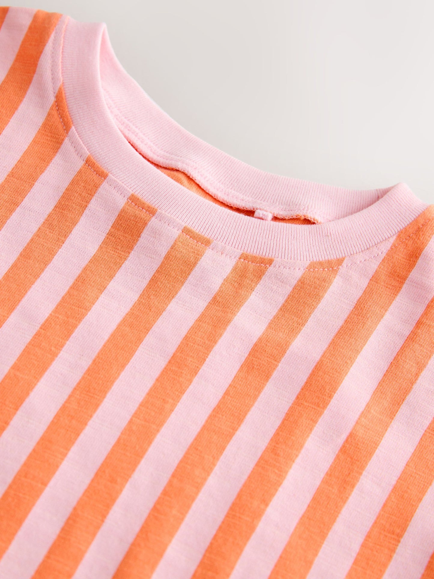 Dsiney Kidz - Pink/Orange Stripe Short Sleeve Peplum T-Shirt (3mths-7yrs) image 7