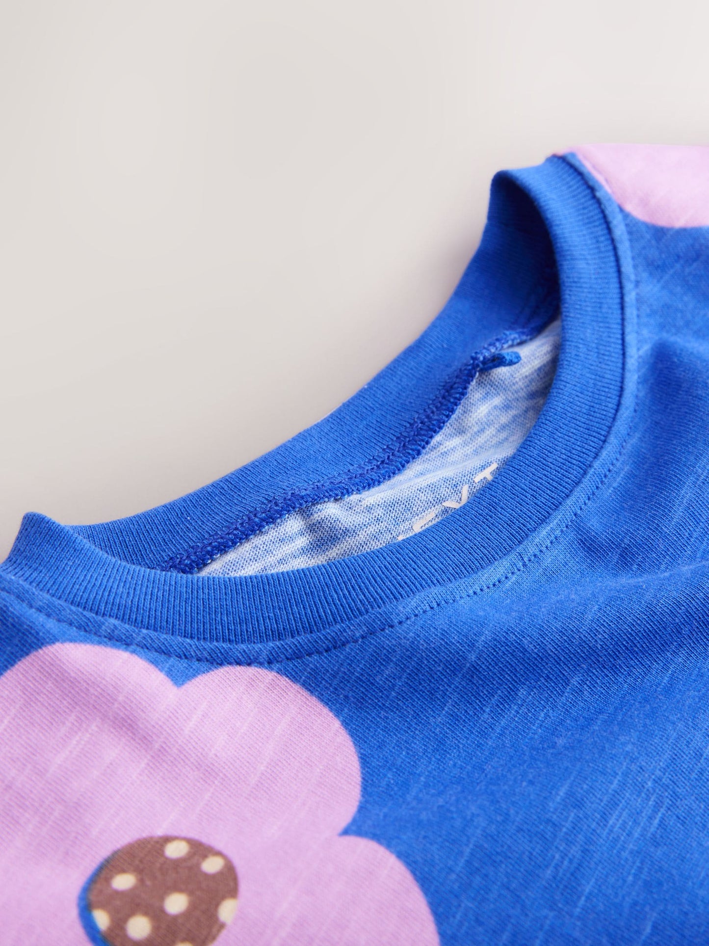 Blue Lilac Flower Short Sleeve Peplum T-Shirt (3mths-7yrs) image 7