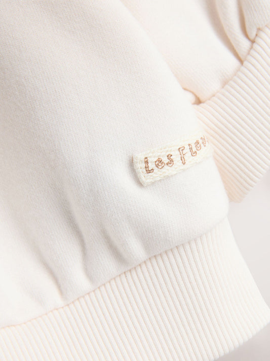 Cream Sweatshirt & Wide Leg Trousers Set (3mths-7yrs) image 3