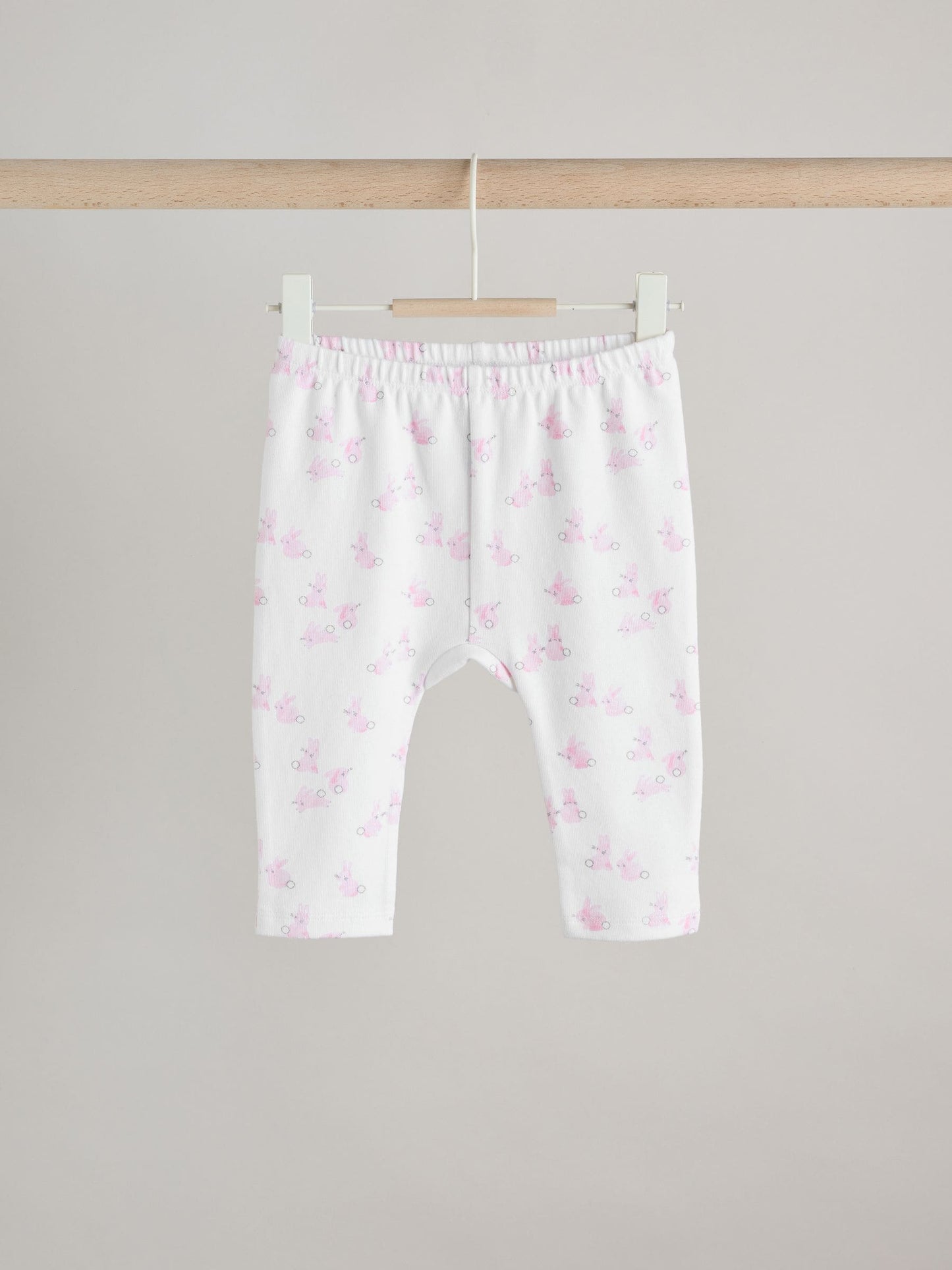 Pink Bunny Baby Long Sleeve T-Shirt And Leggings Set (0mths-2yrs) image 8