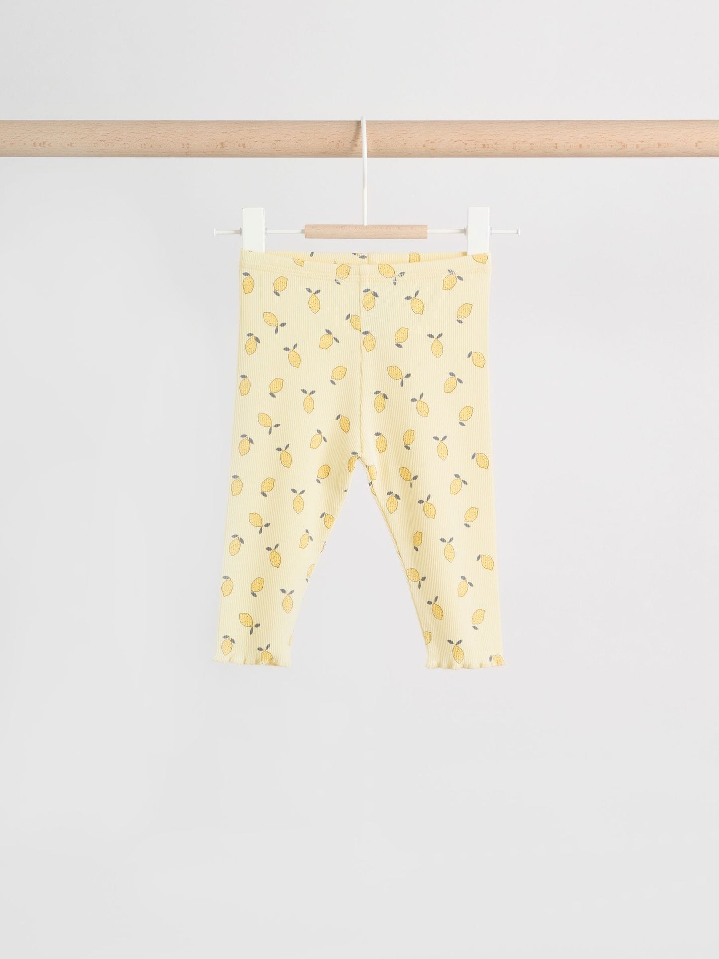 Yellow Lemon Baby Long Sleeve Frill Top And Leggings Set (0mths-2yrs) image 8