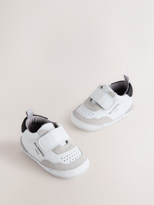 smALLSAINTS White Logo Padder Trainers image 2