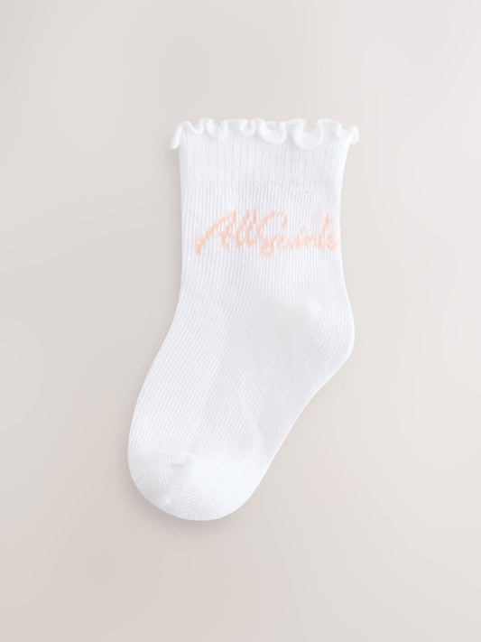 smALLSAINTS Pink Logo Socks 5 Pack image 2