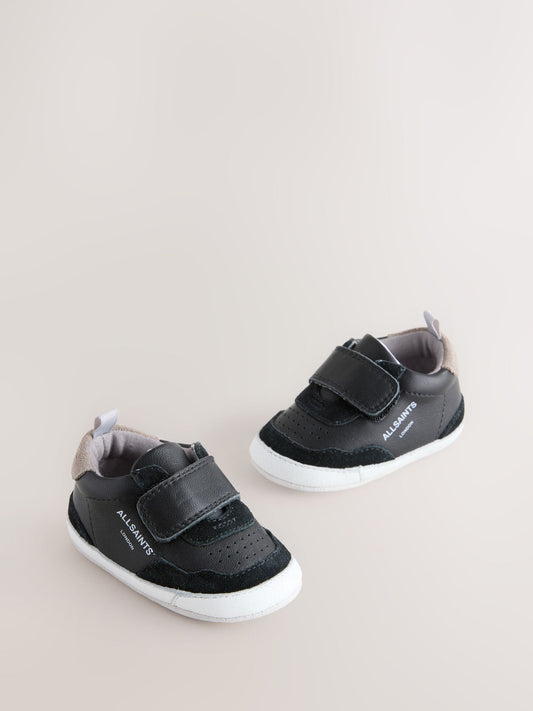 smALLSAINTS Black Logo Padder Trainers image 2