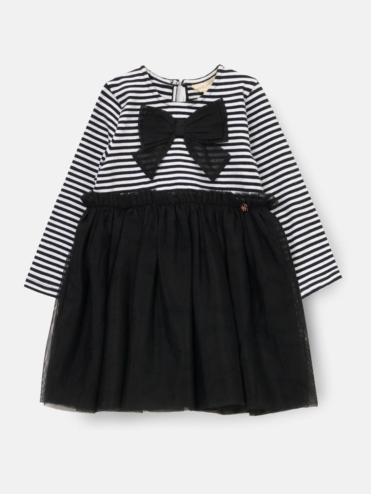 Angel & Rocket Black Carrie Bow Tutu Dress image 6