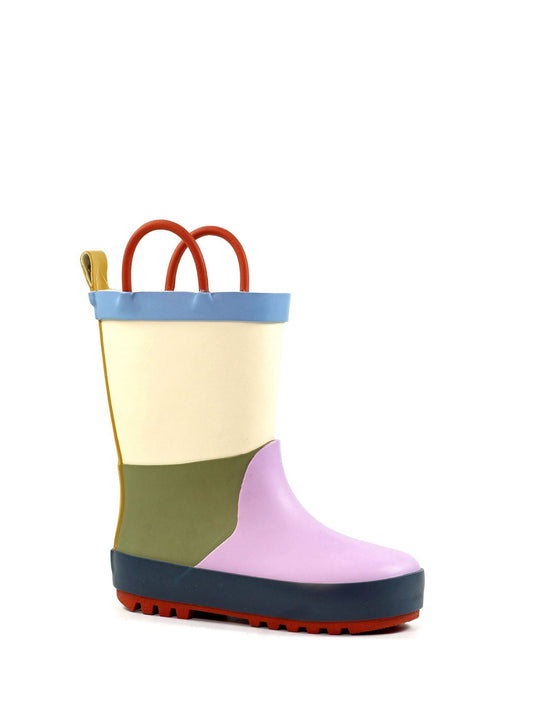 Lazy Dogz Purple Bubblegum Colour Block Wellingtons image 2